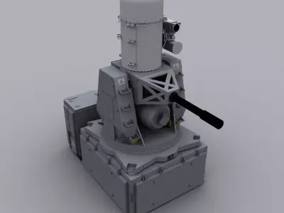Phalanx CIWS 3D model get