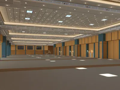 Congress Center Hall 3D model
