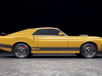 Boss 302 1969 Free 3D model