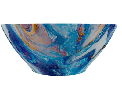 Bowl in Diffrent Pattren 3D model
