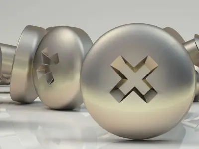 3D Screw Model Clear Model Printable 3D print model