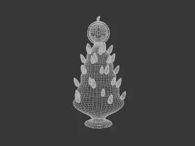 Weird but Cute Halloween Tree Free 3D model