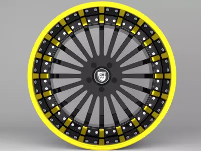Lexani Forged LF-714 Wheels 3D model
