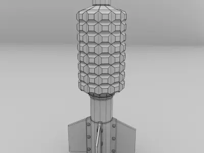 Granatenwerfer military missile 3D model