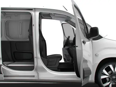 Opel Combo e SWB Van Tailgate HQ Interior 2024 3D model