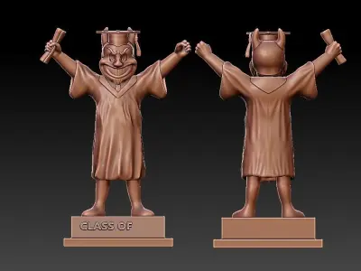 GRADUATION MASCOT ARIZONA STATE UNIVERSITY - 3D PRINT 3D print model