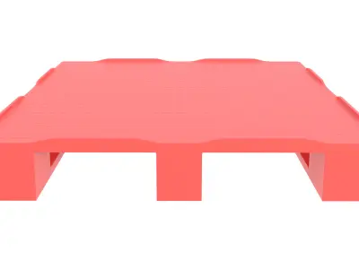 Plastic Pallet 02 3D model