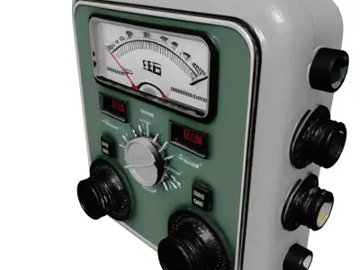 Futuristic Geiger Counter Prop 3D model