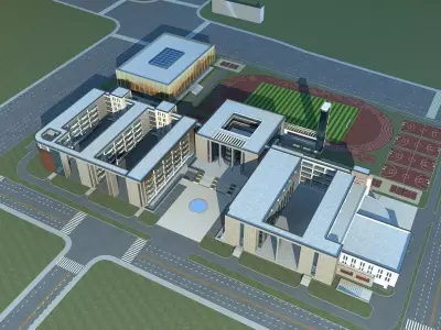 Office Building 3D model 50