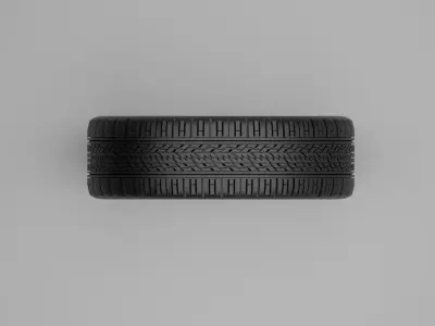 Wheel - Car Tire Free 3D model