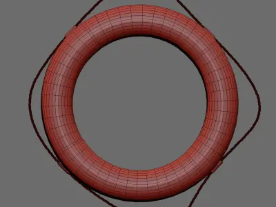 Lifebuoy life preserver 3D model