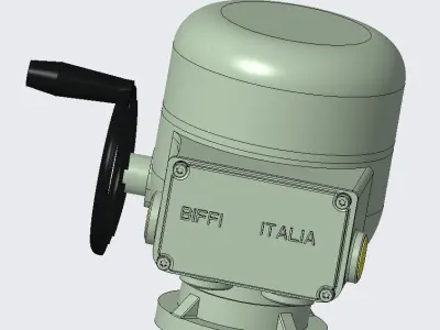 FO2 Quarter-Turn Electric Actuator  3D model
