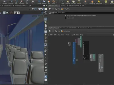 Electric Train 3D model