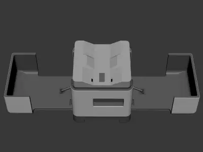 Autonomous Drone Dock Station 3D Model 3D model