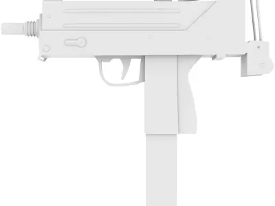 MAC-10 submachine gun 3D model