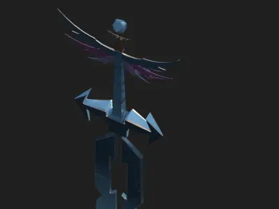 Fantastic Sword free Free low-poly 3D model