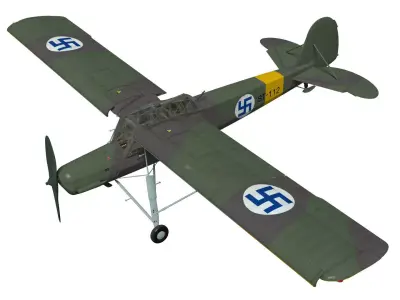 fieseler fi 156 storch C-3 3D model buy