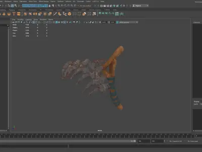 Lowpoly Weapon Rake - Game Ready - Textured PBR Low-poly 3D model