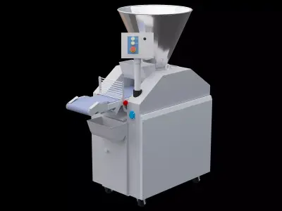 Volumetric dough divider 3D model