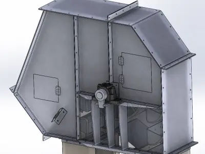Bucket Elevator 150t 3D model