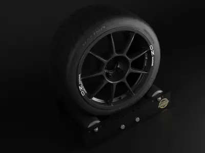 OZ Racing Challenge HLT Low-poly 3D model