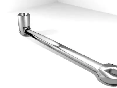 Mechanical Handtools - Flex-head Socket Wrench 3D model