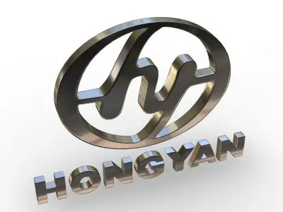 hongyan logo 3D model