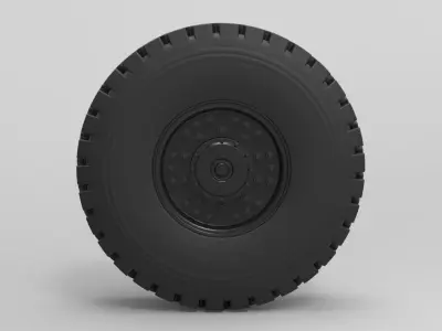 Offroad truck wheel 3D model by 3DTechDesign
