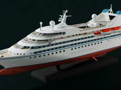 3D Printable Scale Model of Seabourn Legend 3D print model
