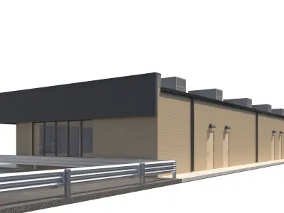 Retail-076 Retail Store 3D model