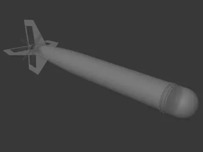 Missile 3D model buy