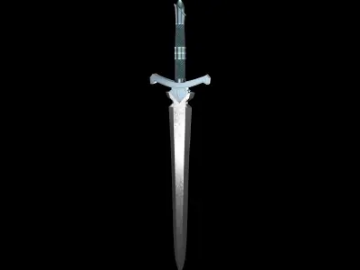 Sword Free low-poly 3D model