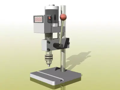 Mini Drill 3D model