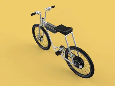 COOL ECOBIKE EBIKE ELECTRIC BICYCLE UNIQUE EV 3D model