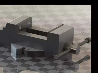 Machine Vice Free 3D model