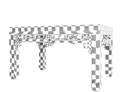 Oriental Table 3D model