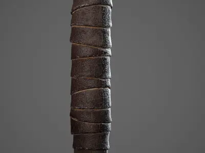 Headsman Axe Low-poly 3D model