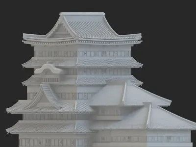 pagoda Low-poly 3D model