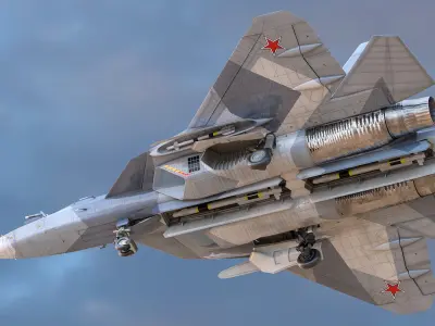  Stealth Multirole Fighter SU-57 