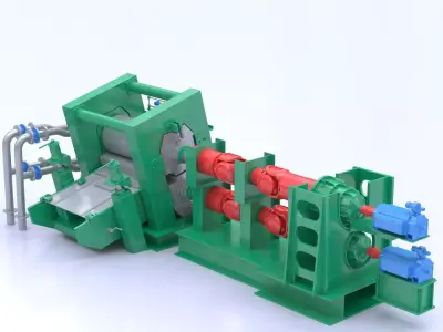 Industrial Coil Equipment 3D model