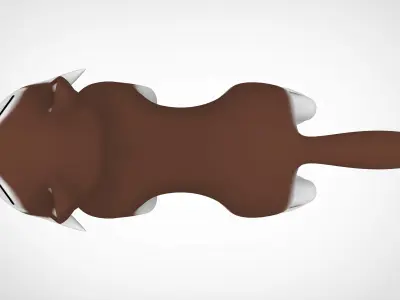 Husky Puppy Low-poly 3D model purchase
