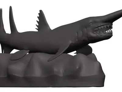 Goblin Shark 3D model