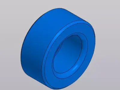 Flanged Bushing Vtulka - Precision Mechanical Part 3D model
