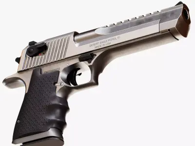 Game Ready Desert Eagle  Low-poly 3D model