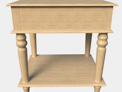 Hultgren 26 Tall End Table with Storage 3D model