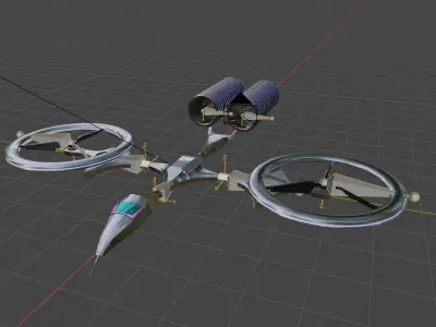 D1 Mosquito Drone 3D model