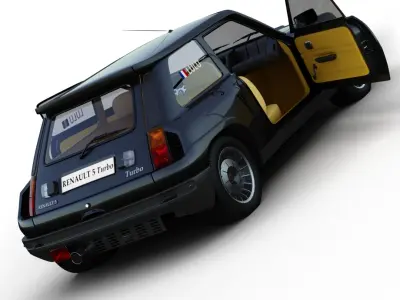 Renault 5 Turbo 3D model purchase