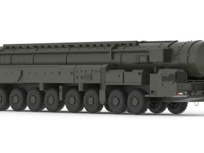 RS-28 Sarmat 3D model