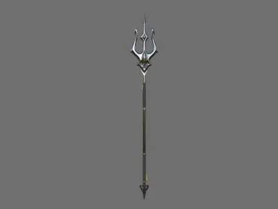 Thunder Spear Low-poly 3D model