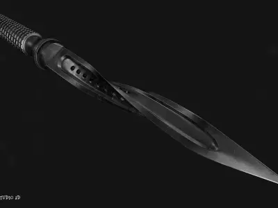 Jagdkommando Tri-dagger 3D model